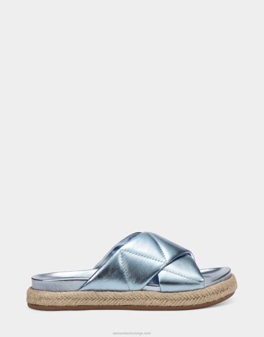 nei Aerosoles kvinner sandal blå metallic0J4B295