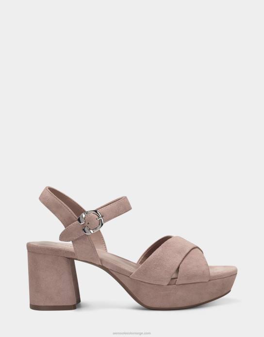 nei Aerosoles kvinner sandal blush semsket skinn0J4B340