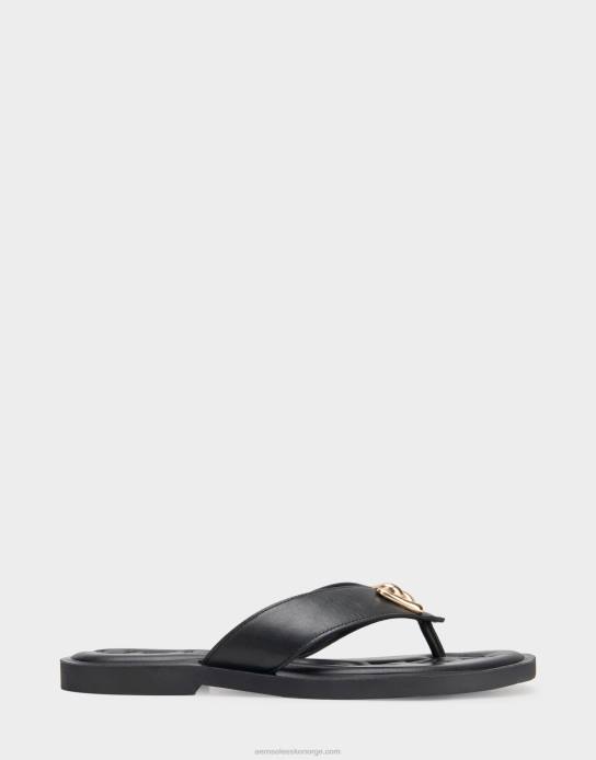 nei Aerosoles kvinner sandal svart ekte skinn0J4B450