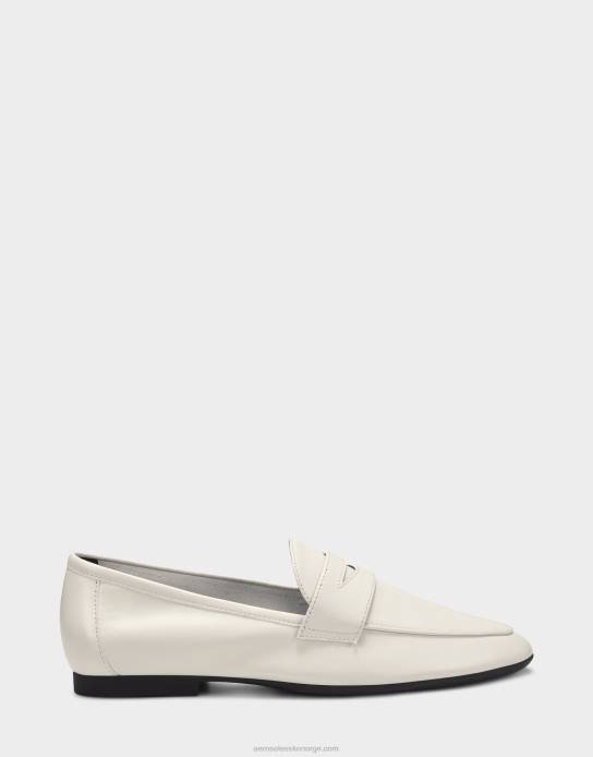 nei Aerosoles kvinner loafer hvitt skinn0J4B188