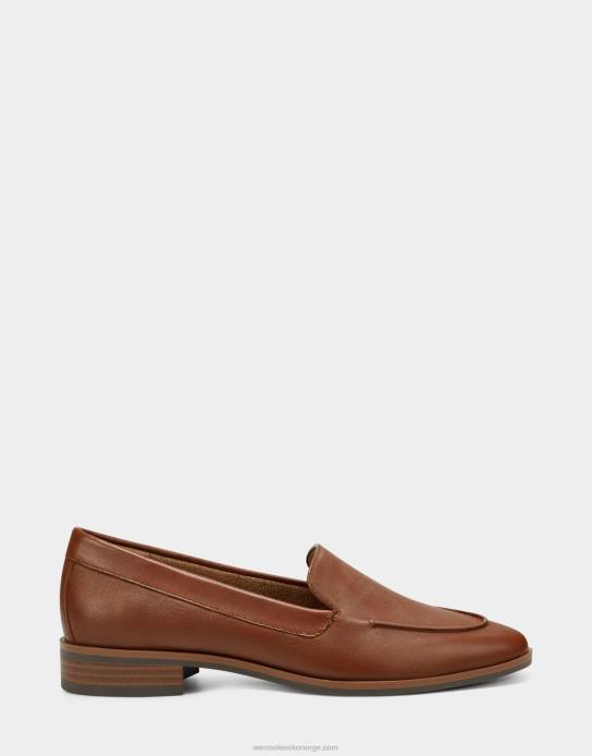 nei Aerosoles kvinner loafer mørkt brunt skinn0J4B142