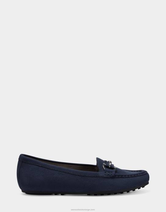 nei Aerosoles kvinner loafer marine imitert semsket skinn0J4B167