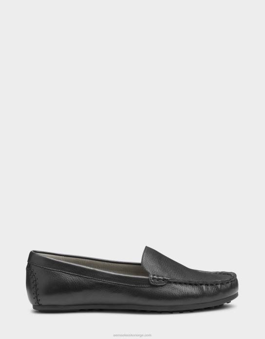 nei Aerosoles kvinner loafer svart ekte skinn0J4B145