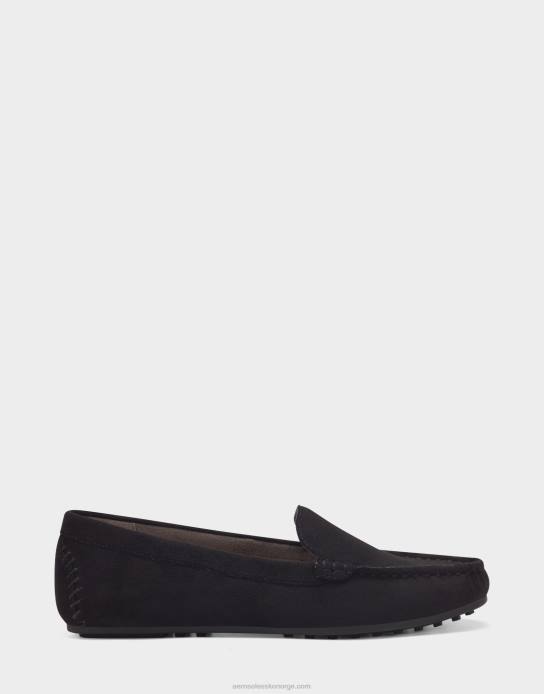 nei Aerosoles kvinner loafer svart imitert semsket skinn0J4B163