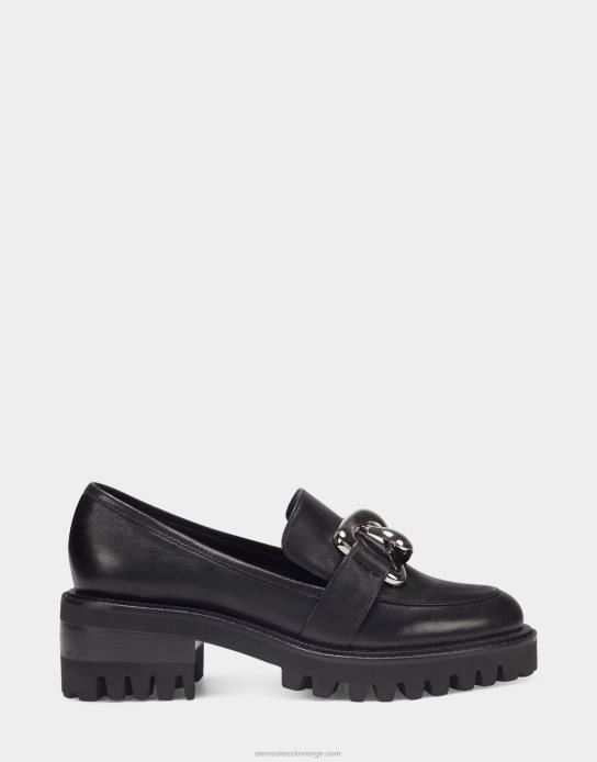 nei Aerosoles kvinner loafer svart skinn0J4B147