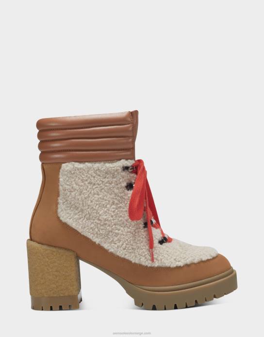 nei Aerosoles kvinner ankelstøvel naturlig faux shearling0J4B21