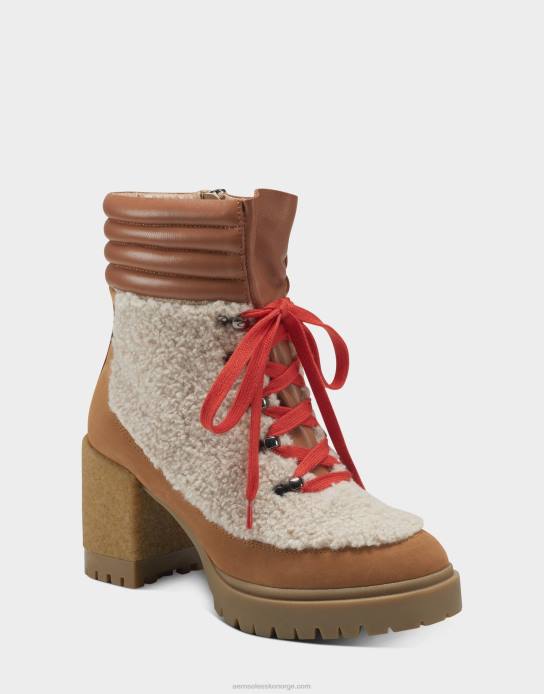 nei Aerosoles kvinner ankelstøvel naturlig faux shearling0J4B21