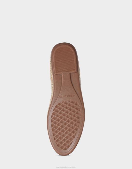 nei Aerosoles kvinner flat naturlig raffia0J4B219