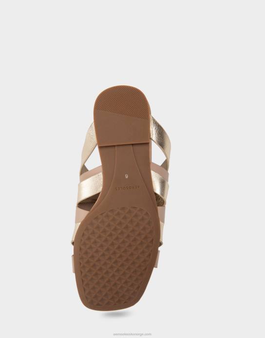 nei Aerosoles kvinner flat sandal taupe kombinasjon0J4B277