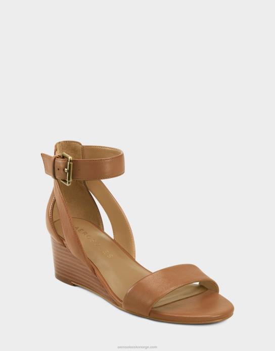 nei Aerosoles kvinner kile sandal tan skinn0J4B332