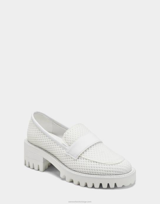 nei Aerosoles kvinner loafer hvit mesh0J4B191