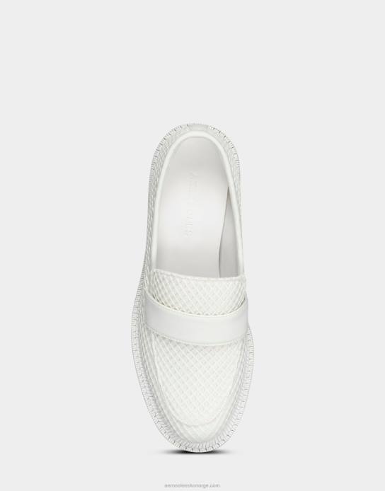 nei Aerosoles kvinner loafer hvit mesh0J4B191