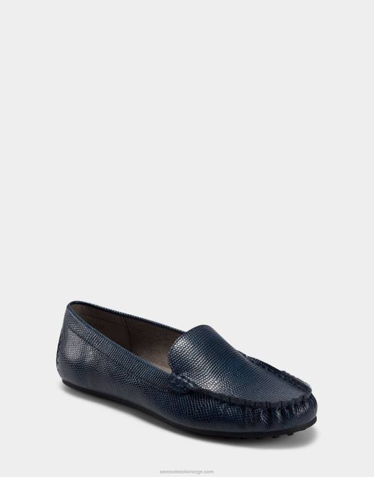 nei Aerosoles kvinner loafer marine øgle0J4B159