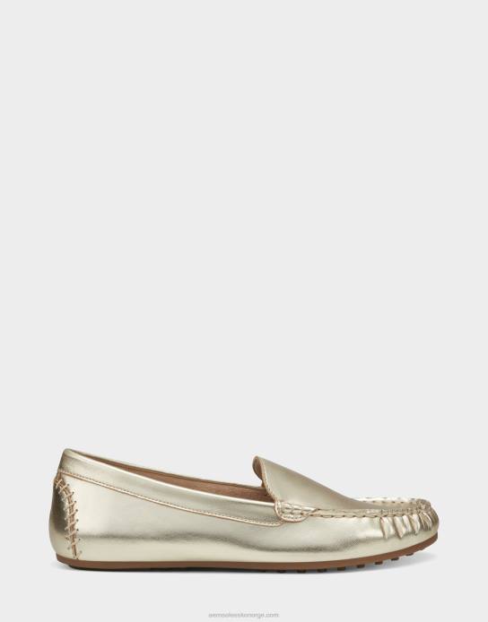 nei Aerosoles kvinner loafer mykt gull imitert skinn0J4B209