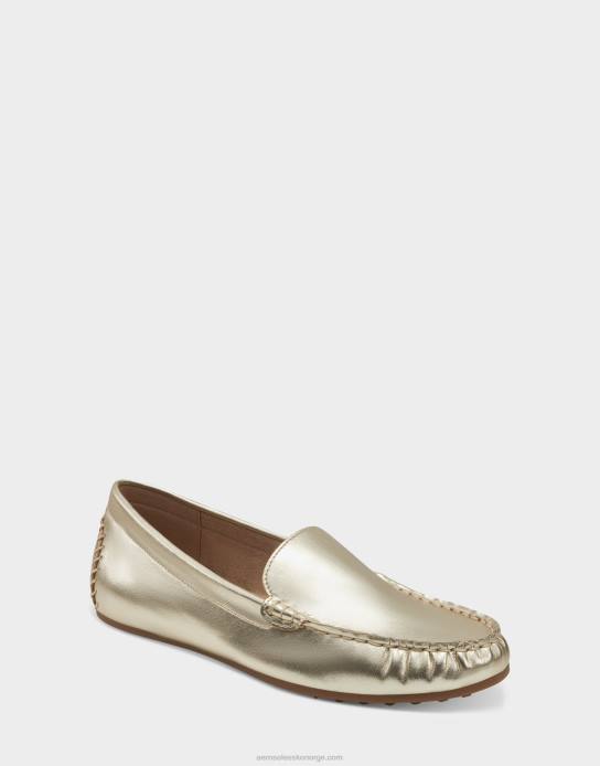 nei Aerosoles kvinner loafer mykt gull imitert skinn0J4B209