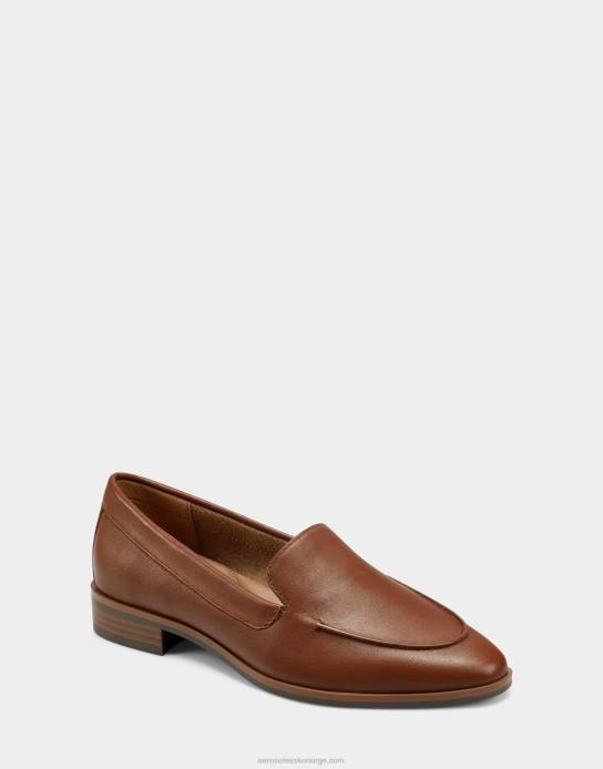 nei Aerosoles kvinner loafer mørkt brunt skinn0J4B142