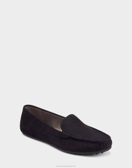 nei Aerosoles kvinner loafer svart imitert semsket skinn0J4B163