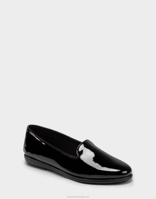 nei Aerosoles kvinner loafer svart patent0J4B173