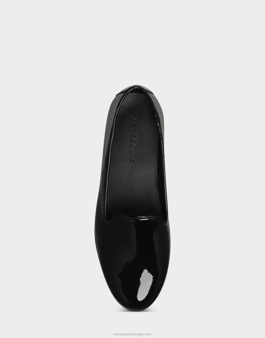 nei Aerosoles kvinner loafer svart patent0J4B173