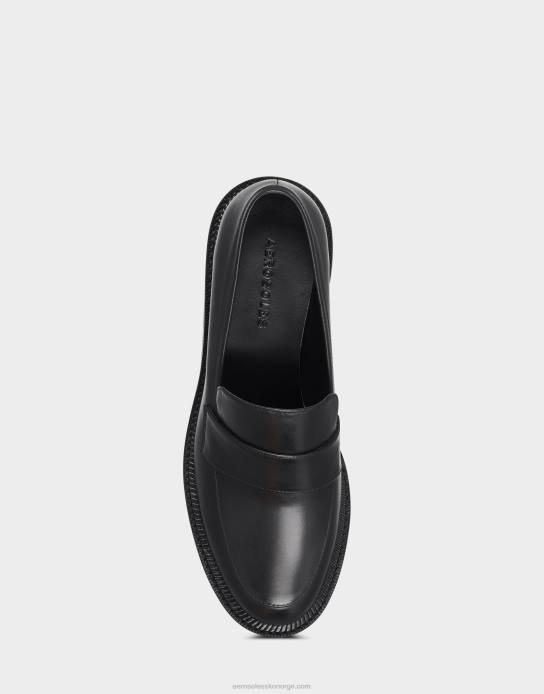 nei Aerosoles kvinner loafer svart skinn0J4B144