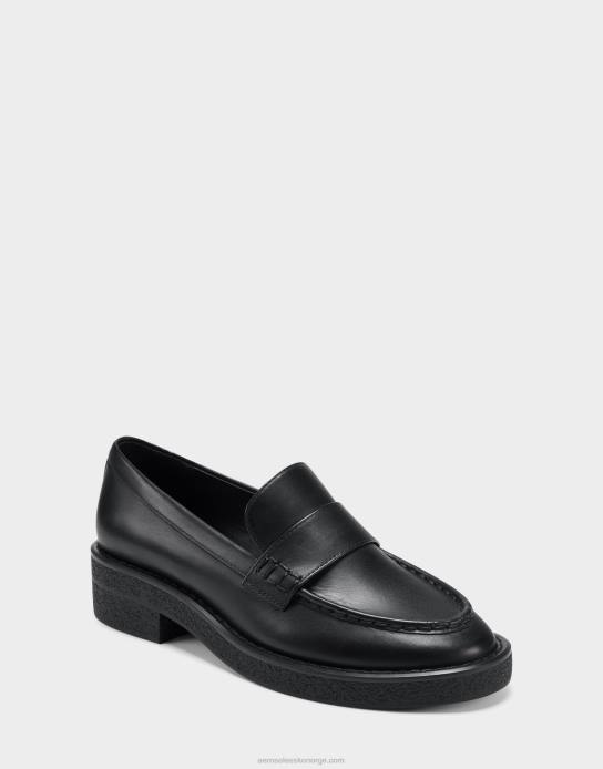 nei Aerosoles kvinner loafer svart skinn0J4B165