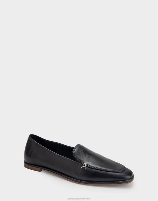 nei Aerosoles kvinner loafer svart skinn0J4B217