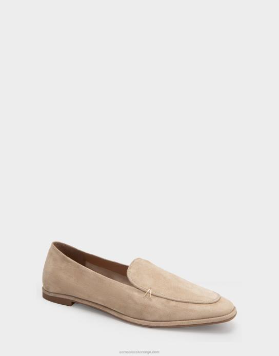 nei Aerosoles kvinner loafer tan semsket skinn0J4B214