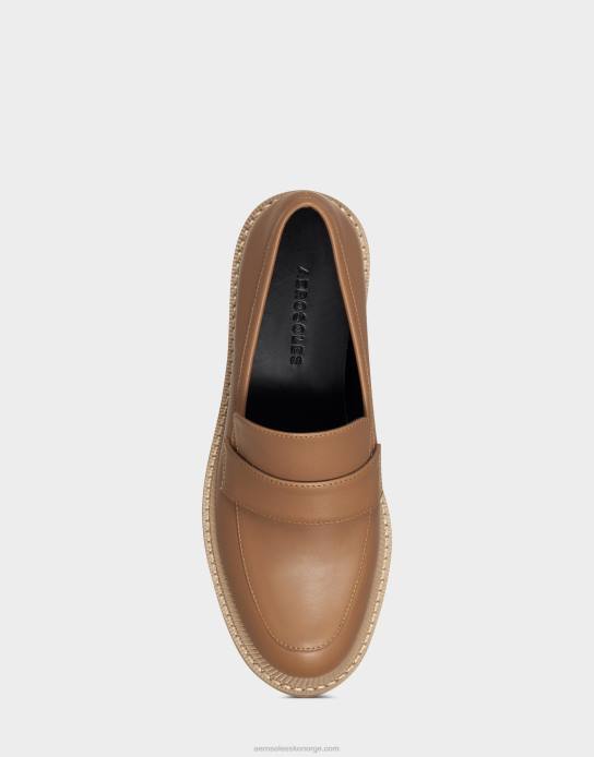 nei Aerosoles kvinner loafer tan skinn0J4B166