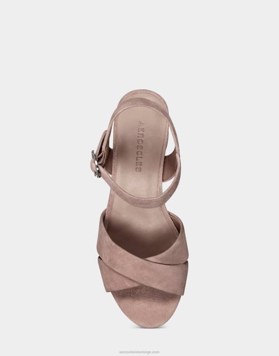 nei Aerosoles kvinner sandal blush semsket skinn0J4B340