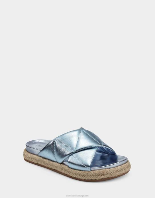 nei Aerosoles kvinner sandal blå metallic0J4B295