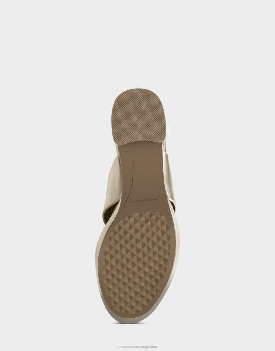 nei Aerosoles kvinner sandal gull metallisk skinn0J4B349