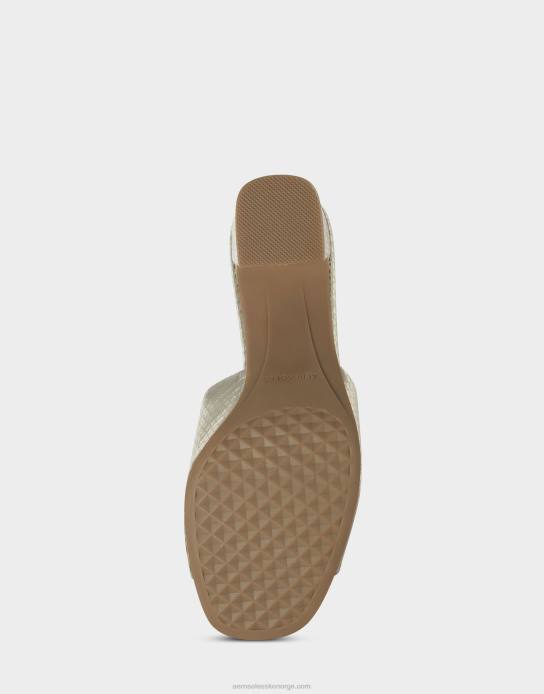 nei Aerosoles kvinner sandal gull slange imitert skinn0J4B425