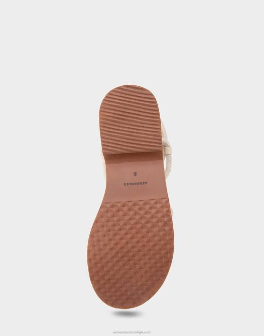 nei Aerosoles kvinner sandal hvitt skinn0J4B402