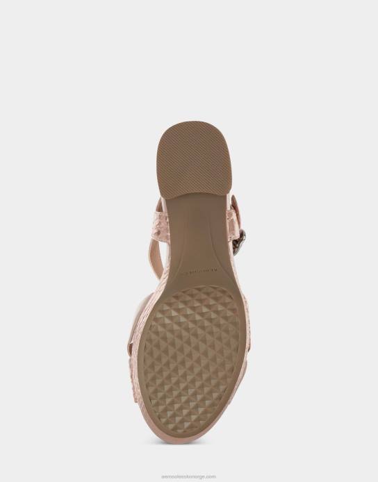 nei Aerosoles kvinner sandal i rosegull skinn0J4B336