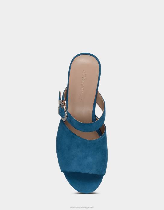 nei Aerosoles kvinner sandal indigo semsket skinn0J4B346