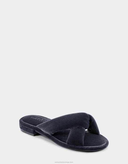 nei Aerosoles kvinner sandal marineblå fløyel0J4B304