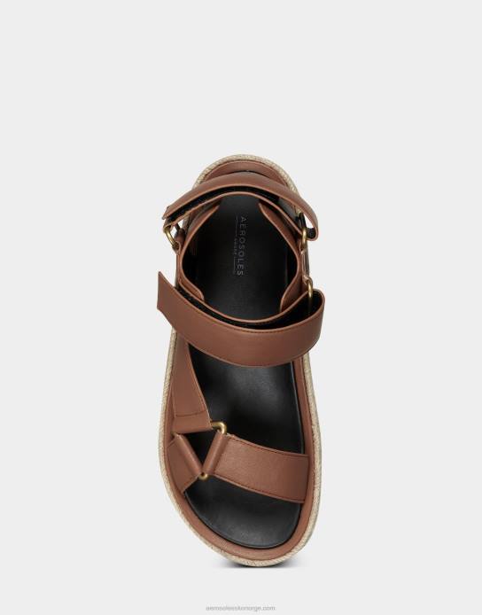 nei Aerosoles kvinner sandal mørk brun0J4B405