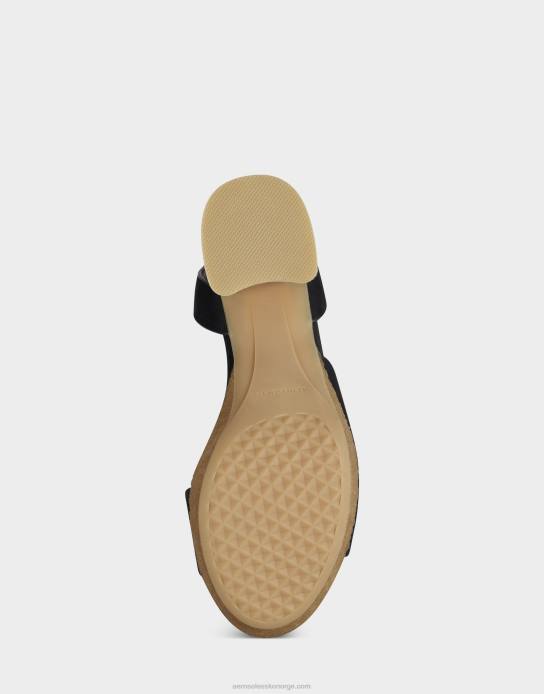 nei Aerosoles kvinner sandal svart nubuck0J4B385