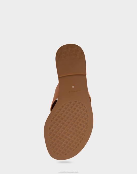 nei Aerosoles kvinner sandal tan ekte skinn0J4B452