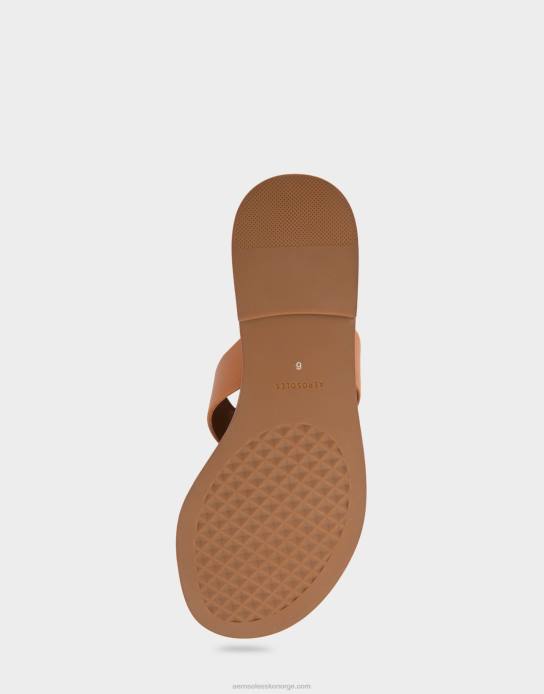 nei Aerosoles kvinner sandal tan ekte skinn0J4B460