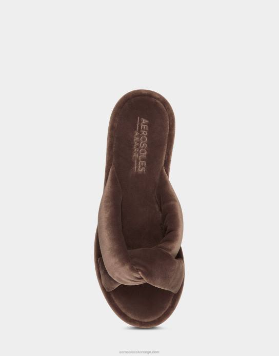 nei Aerosoles kvinner sandal taupe fløyel0J4B306