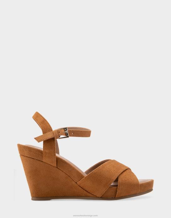 nei Aerosoles kvinner wedge tan imitert semsket skinn0J4B315